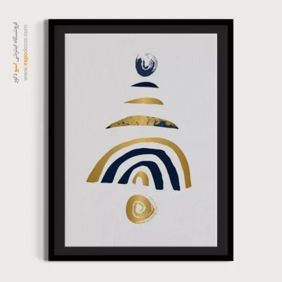 خرید تابلو بوم مینیمال زیبا - نقطه – تابلو مینیمال آرت - اسپو دکور