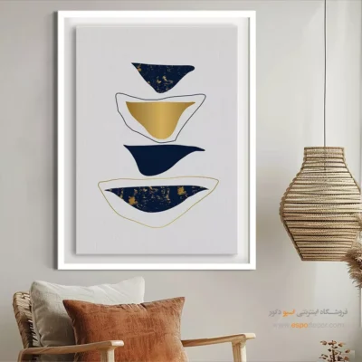 تابلو نقاشی مینیمال خاص - هنر بی صدا – تابلو مینیمال آرت - اسپو دکور