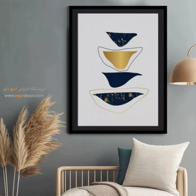 تابلو نقاشی مینیمال خاص - هنر بی صدا – تابلو مینیمال آرت - اسپو دکور