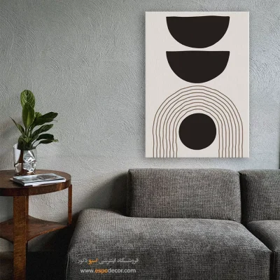 ارزانترین تابلو مینیمال با قاب