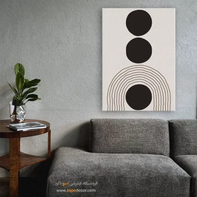 تابلو مینیمال در دکوراسیون مدرن با طراحی نو
