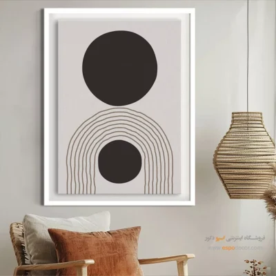 تابلو هنری مینیمال برای منزل زیبا - سمفونی های ظریف – تابلو مینیمال آرت - اسپو دکور