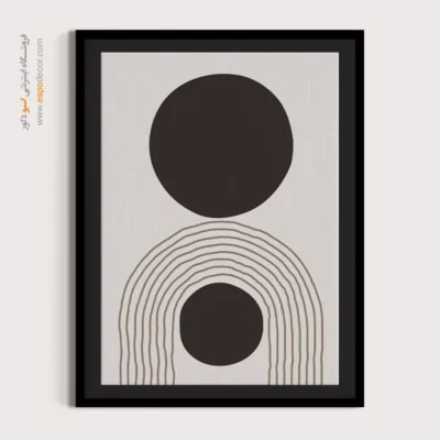 تابلو هنری مینیمال برای منزل زیبا - سمفونی های ظریف – تابلو مینیمال آرت - اسپو دکور