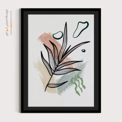 تابلو مینیمال انتزاعی جدید - تعادل هندسی – تابلو مینیمال آرت - اسپو دکور