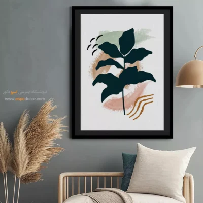 قیمت تابلو مینیمال با طراحی نو - چشم انداز – تابلو مینیمال آرت - اسپو دکور