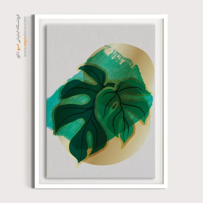 تابلو مدرن با طراحی نو - سیلوئت های لوزی – تابلو مینیمال آرت - اسپو دکور