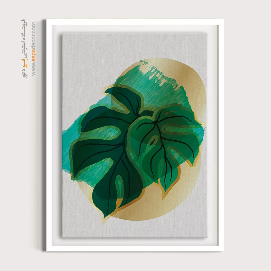 تابلو مدرن با طراحی نو - سیلوئت های لوزی – تابلو مینیمال آرت - اسپو دکور