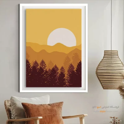 سفارش تابلو مینیمال - ملودی های معدنی – تابلو مینیمال آرت - اسپو دکور