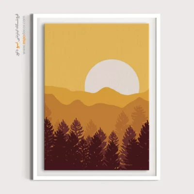 سفارش تابلو مینیمال - ملودی های معدنی – تابلو مینیمال آرت - اسپو دکور