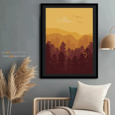 خرید تابلو مینیمال مدرن - خوشه ها – تابلو مینیمال آرت - اسپو دکور