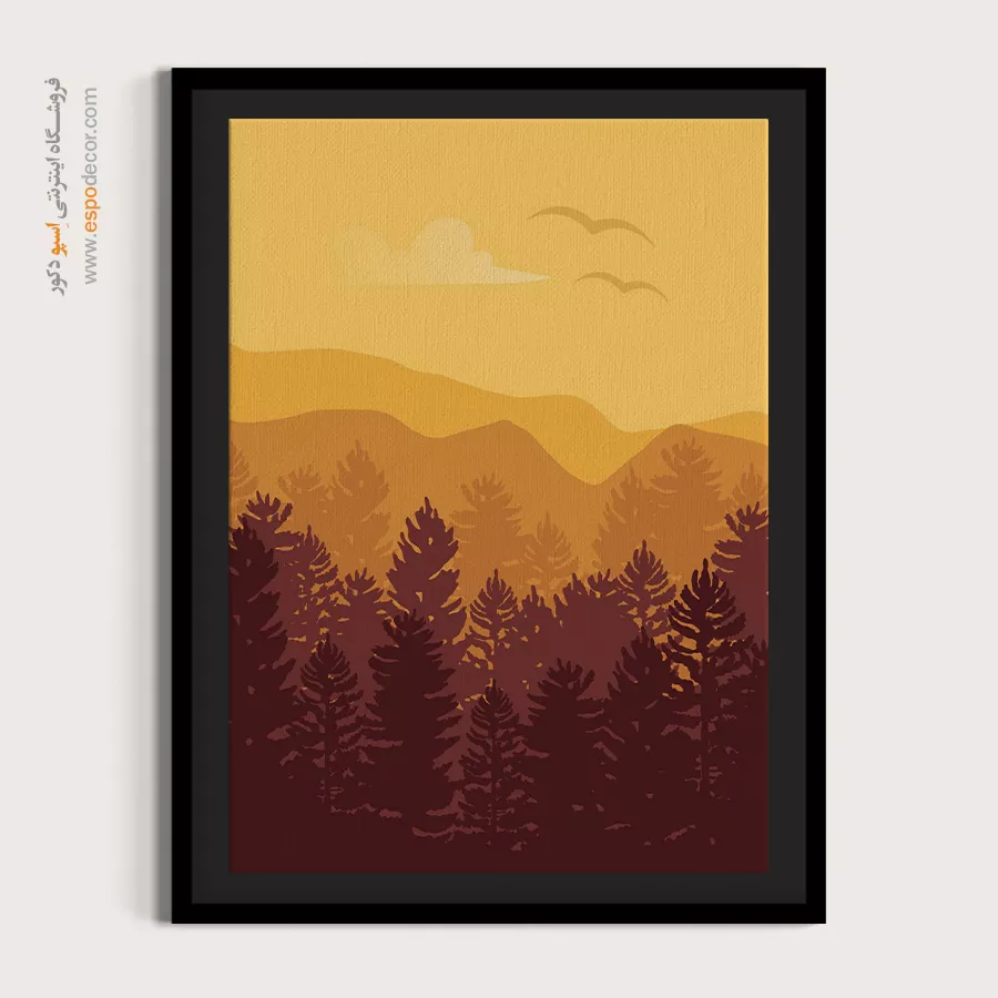 خرید تابلو مینیمال مدرن - خوشه ها – تابلو مینیمال آرت - اسپو دکور