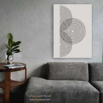 تابلو هنری مینیمال برای منزل با طراحی نو