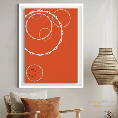 تابلو مینیمال اتاق خواب 2025 - تعادل گروه – تابلو مینیمال آرت - اسپو دکور