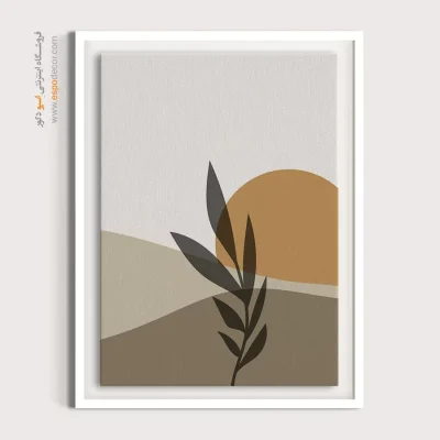 تابلو مینیمال بزرگ - سادگی شاعرانه – تابلو مینیمال آرت - اسپو دکور