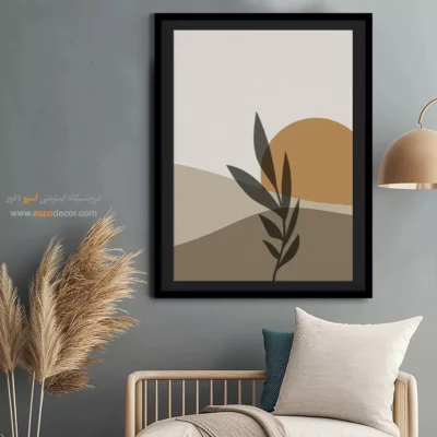 تابلو مینیمال بزرگ - سادگی شاعرانه – تابلو مینیمال آرت - اسپو دکور