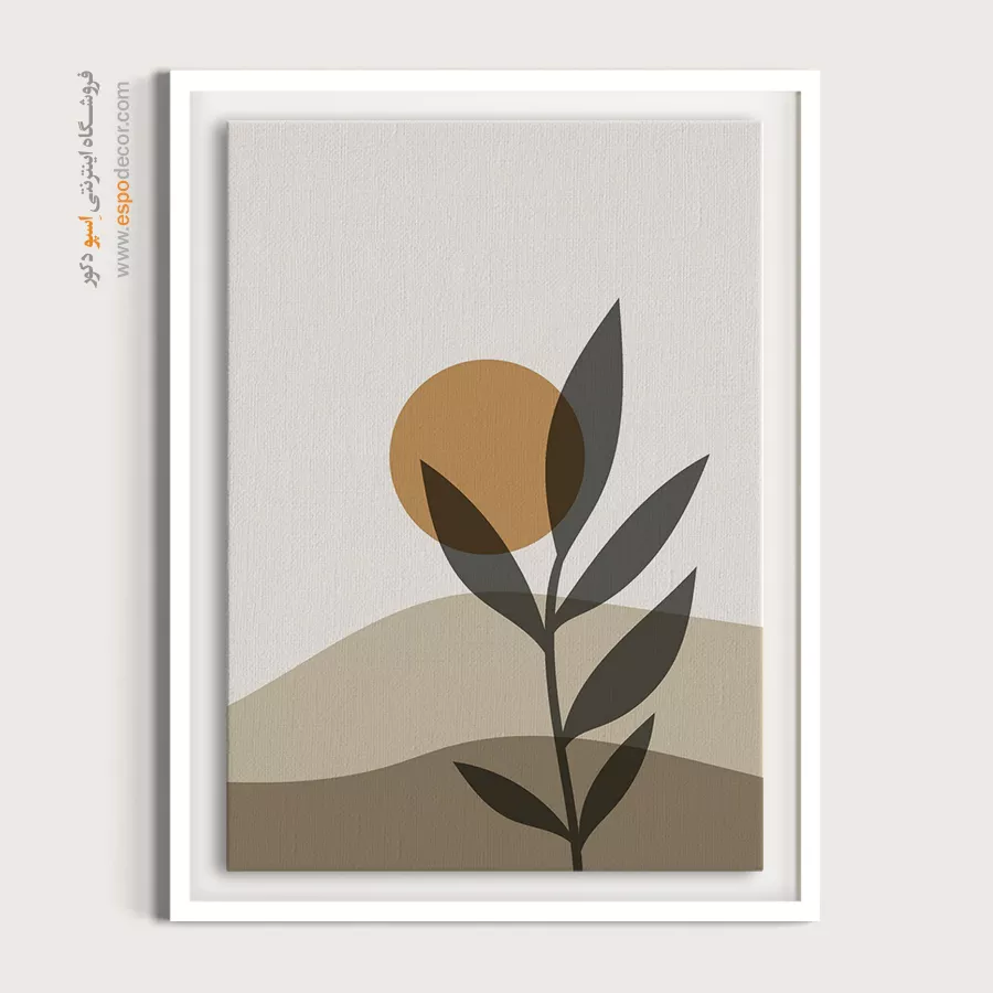 تابلو مینیمال دیواری 2025 - هارمونی در زمزمه ها – تابلو مینیمال آرت - اسپو دکور