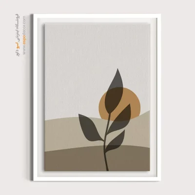 تابلو نقاشی مینیمال 2025 - فرم های زمزمه شده – تابلو مینیمال آرت - اسپو دکور
