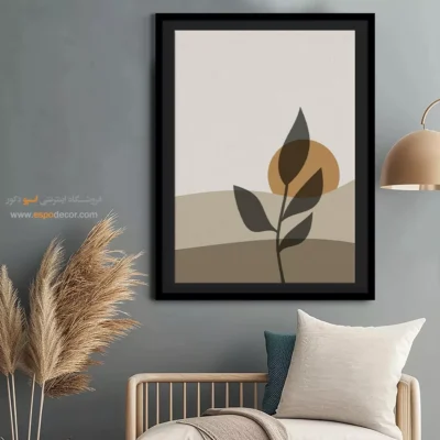 تابلو نقاشی مینیمال 2025 - فرم های زمزمه شده – تابلو مینیمال آرت - اسپو دکور