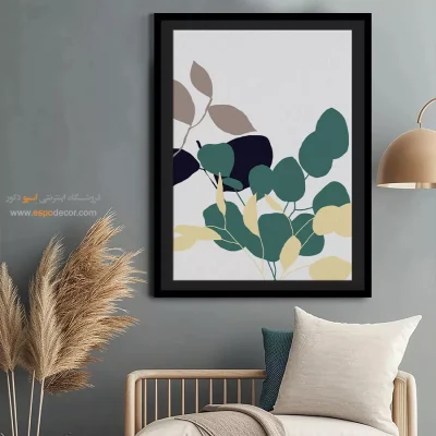 تابلو مینیمال خطی - هندسه آرام – تابلو مینیمال آرت - اسپو دکور