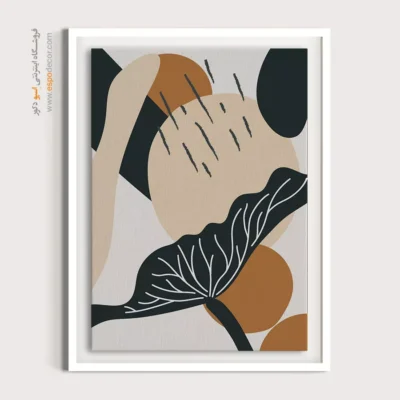سفارش تابلو مینیمال با قاب - تقارن همخوانی – تابلو مینیمال آرت - اسپو دکور