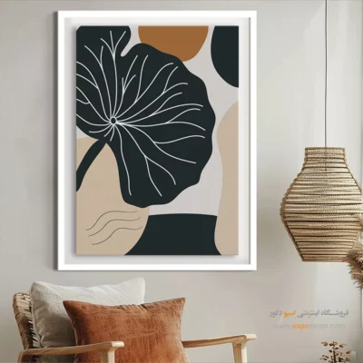 چیدمان تابلو مینیمال برای دکور - فیض هندسه – تابلو مینیمال آرت - اسپو دکور
