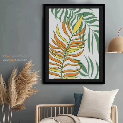 قیمت تابلو مینیمال با قاب - هنر مینیمالیسم – تابلو مینیمال آرت - اسپو دکور