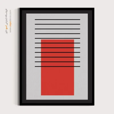 تابلو مینیمال خاص با طراحی نو - شکل و آرامش – تابلو مینیمال آرت - اسپو دکور