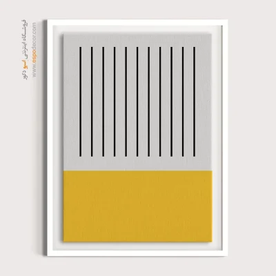 تابلو مینیمال خاص برای دکور - خطوط فرورفته – تابلو مینیمال آرت - اسپو دکور