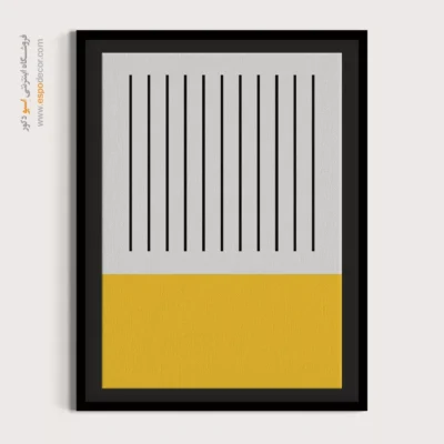 تابلو مینیمال خاص برای دکور - خطوط فرورفته – تابلو مینیمال آرت - اسپو دکور