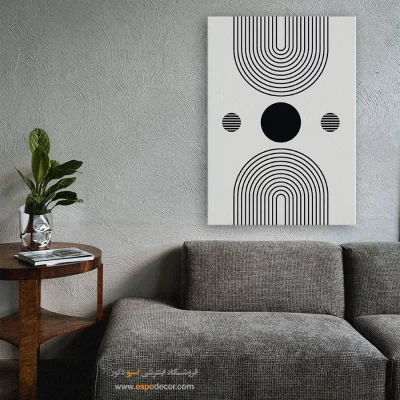 تابلو مینیمال خاص 2025 - زمزمه های آرامش – تابلو مینیمال آرت - اسپو دکور
