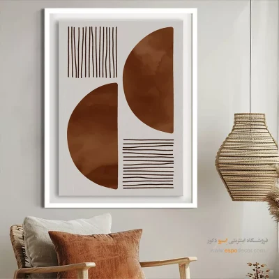 تابلو مینیمال طرح خاص - زیبایی خالی بودن – تابلو مینیمال آرت - اسپو دکور