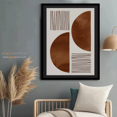تابلو مینیمال طرح خاص - زیبایی خالی بودن – تابلو مینیمال آرت - اسپو دکور