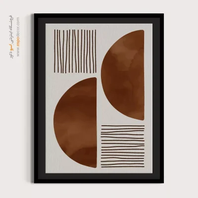 تابلو مینیمال طرح خاص - زیبایی خالی بودن – تابلو مینیمال آرت - اسپو دکور