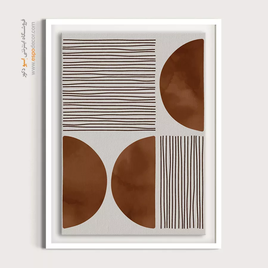 مرکز خرید تابلو مینیمال با قاب - احساسات حجاری شده – تابلو مینیمال آرت - اسپو دکور