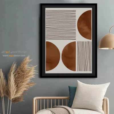 مرکز خرید تابلو مینیمال با قاب - احساسات حجاری شده – تابلو مینیمال آرت - اسپو دکور
