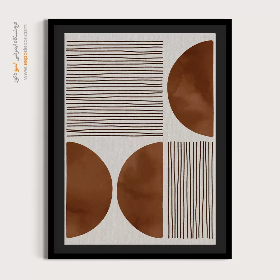 مرکز خرید تابلو مینیمال با قاب - احساسات حجاری شده – تابلو مینیمال آرت - اسپو دکور