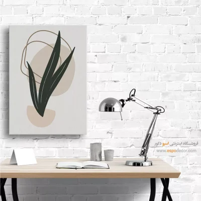 تابلو مینیمال سیاه سفید هنری