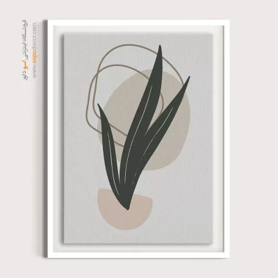 تابلو مینیمال سیاه سفید هنری - انتزاع خطوط – تابلو مینیمال آرت - اسپو دکور