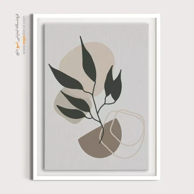 تابلو مینیمال کوچک خاص - جوهر سیاه – تابلو مینیمال آرت - اسپو دکور