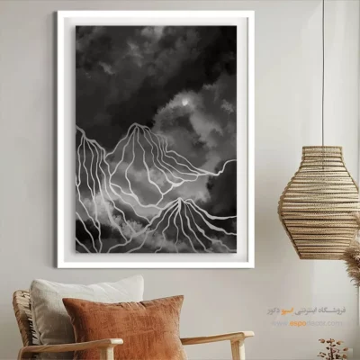 خرید تابلو مینیمال زیبا - ادیسه مینیمالیستی – تابلو مینیمال آرت - اسپو دکور