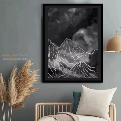 خرید تابلو مینیمال زیبا - ادیسه مینیمالیستی – تابلو مینیمال آرت - اسپو دکور