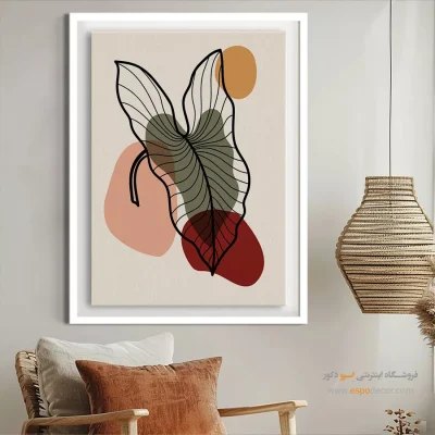 خرید تابلو مینیمال آنلاین خاص - ملودی های آرام – تابلو مینیمال آرت - اسپو دکور