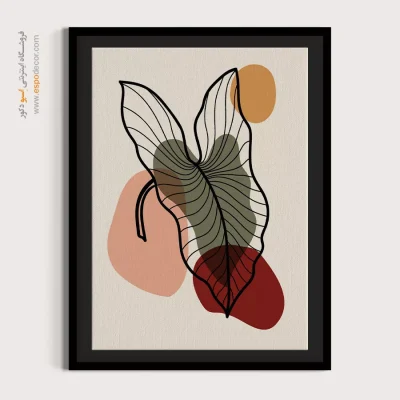 خرید تابلو مینیمال آنلاین خاص - ملودی های آرام – تابلو مینیمال آرت - اسپو دکور