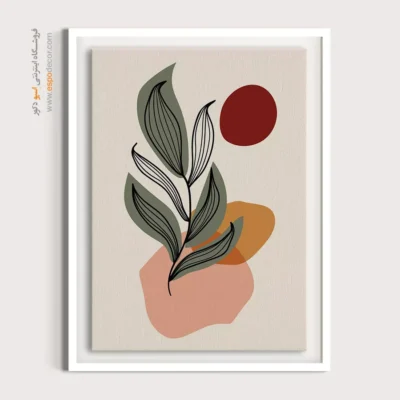 تابلو مینیمال قاب‌دار با قاب - الگوهای متفکر – تابلو مینیمال آرت - اسپو دکور