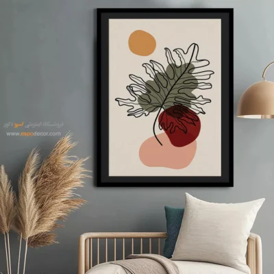 چیدمان تابلو مینیمال زیبا - تراز ستاره – تابلو مینیمال آرت - اسپو دکور