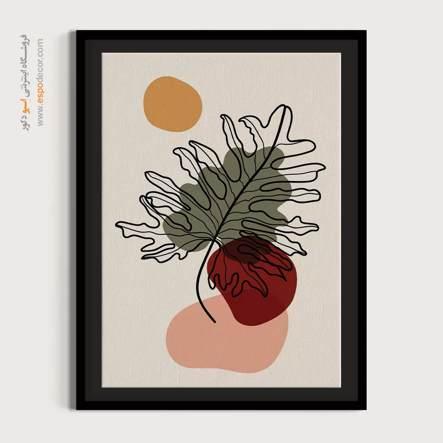 چیدمان تابلو مینیمال زیبا - تراز ستاره – تابلو مینیمال آرت - اسپو دکور