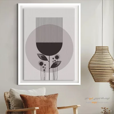 نصب تابلو مینیمال در خانه زیبا - زمزمه های فرمالیته – تابلو مینیمال آرت - اسپو دکور