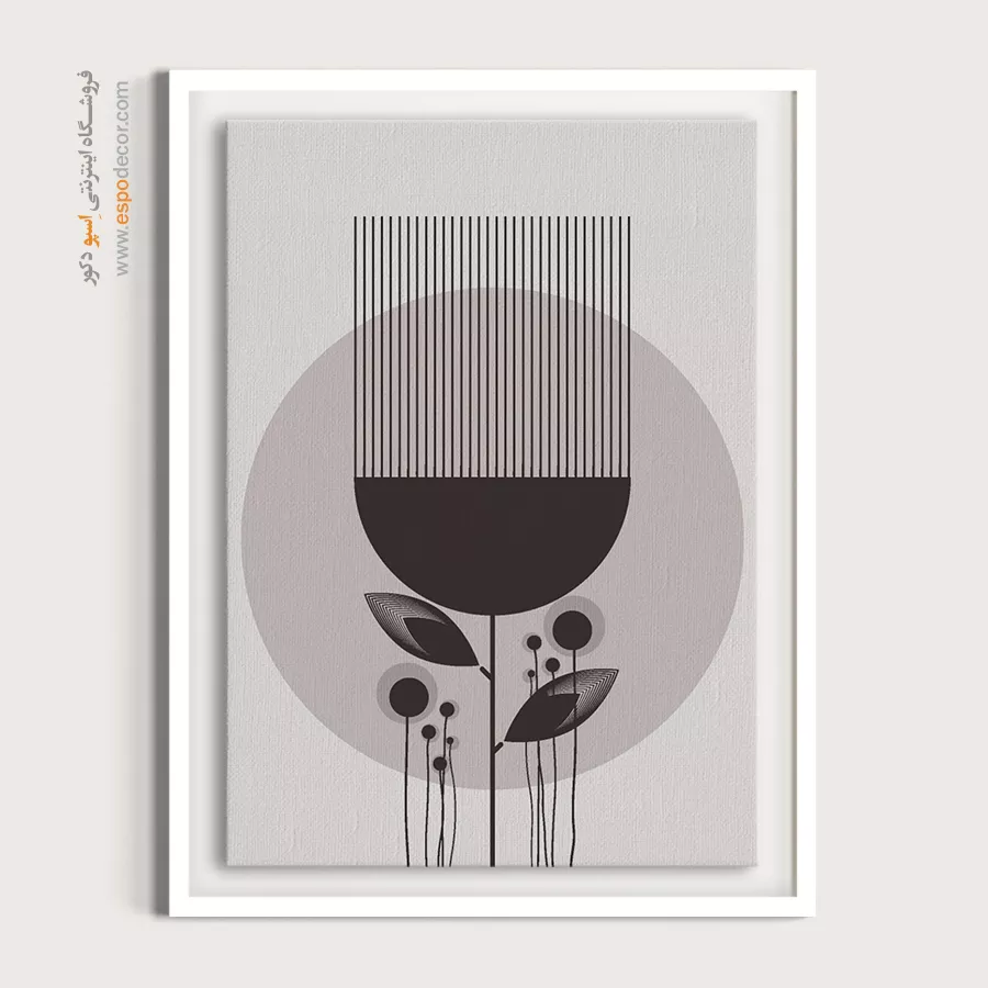 نصب تابلو مینیمال در خانه زیبا - زمزمه های فرمالیته – تابلو مینیمال آرت - اسپو دکور
