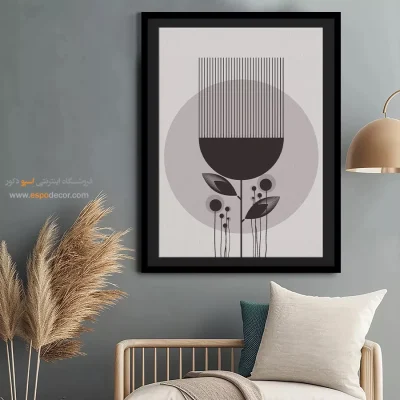 نصب تابلو مینیمال در خانه زیبا - زمزمه های فرمالیته – تابلو مینیمال آرت - اسپو دکور