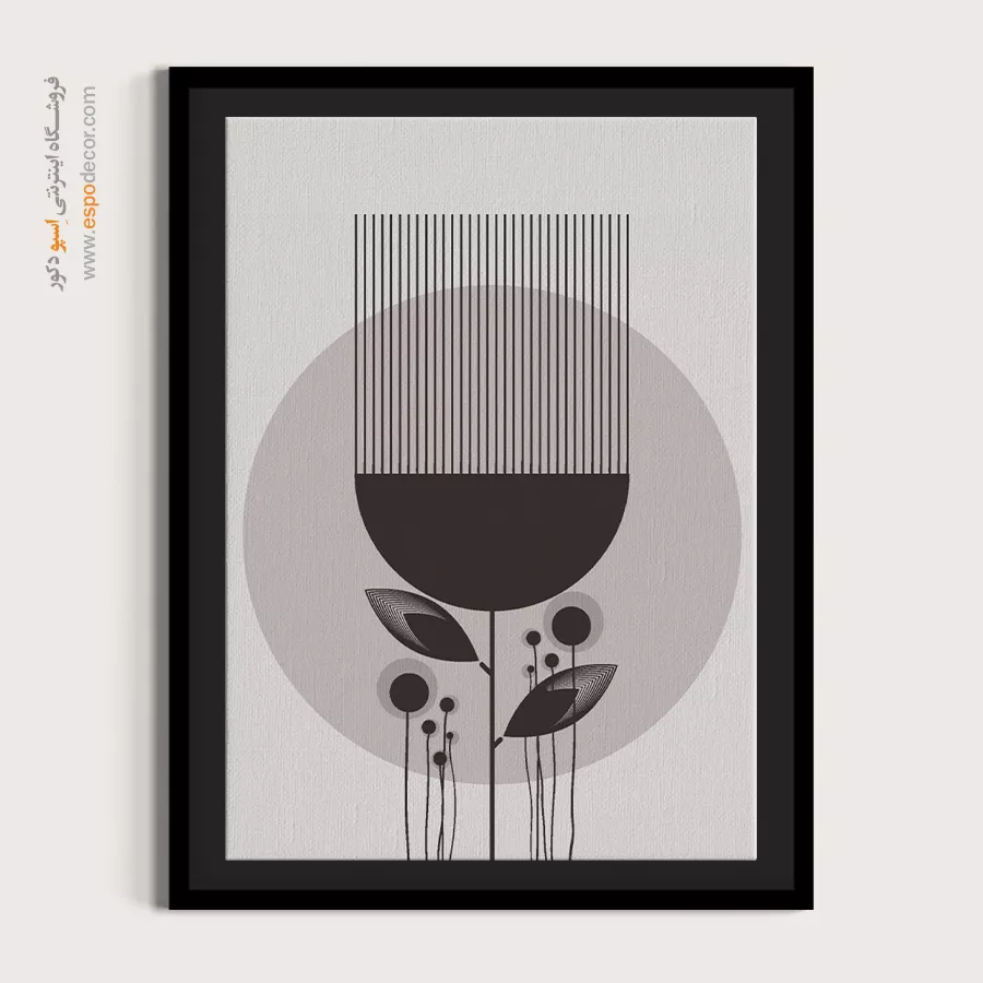نصب تابلو مینیمال در خانه زیبا - زمزمه های فرمالیته – تابلو مینیمال آرت - اسپو دکور